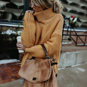 Oversized Coltrui Dames – Warme Gebreide Trui van Premium Kwaliteit