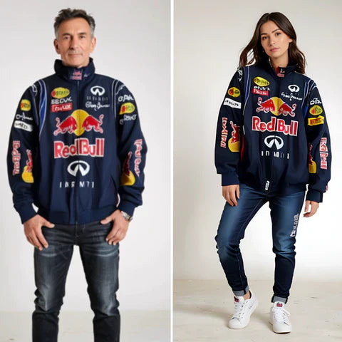 Lia Red Bull Racing jas unisex – oversized streetwear jack met sponsorlogo’s