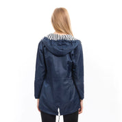 Lange dames regenjas – waterdichte parka met capuchon, stijlvol & ademend