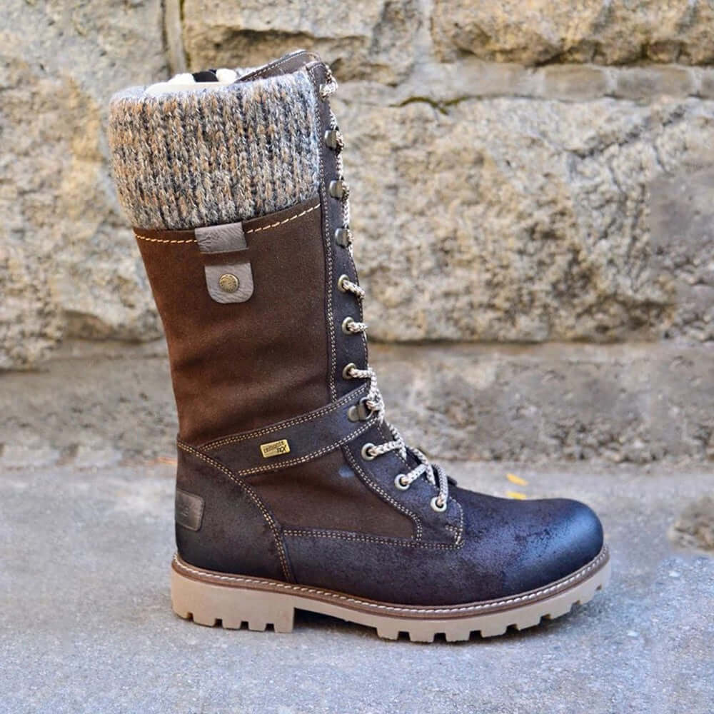 Dames Winterlaarzen – Waterdicht & Antislip | Warme Gevoerde Laarzen voor de Winter