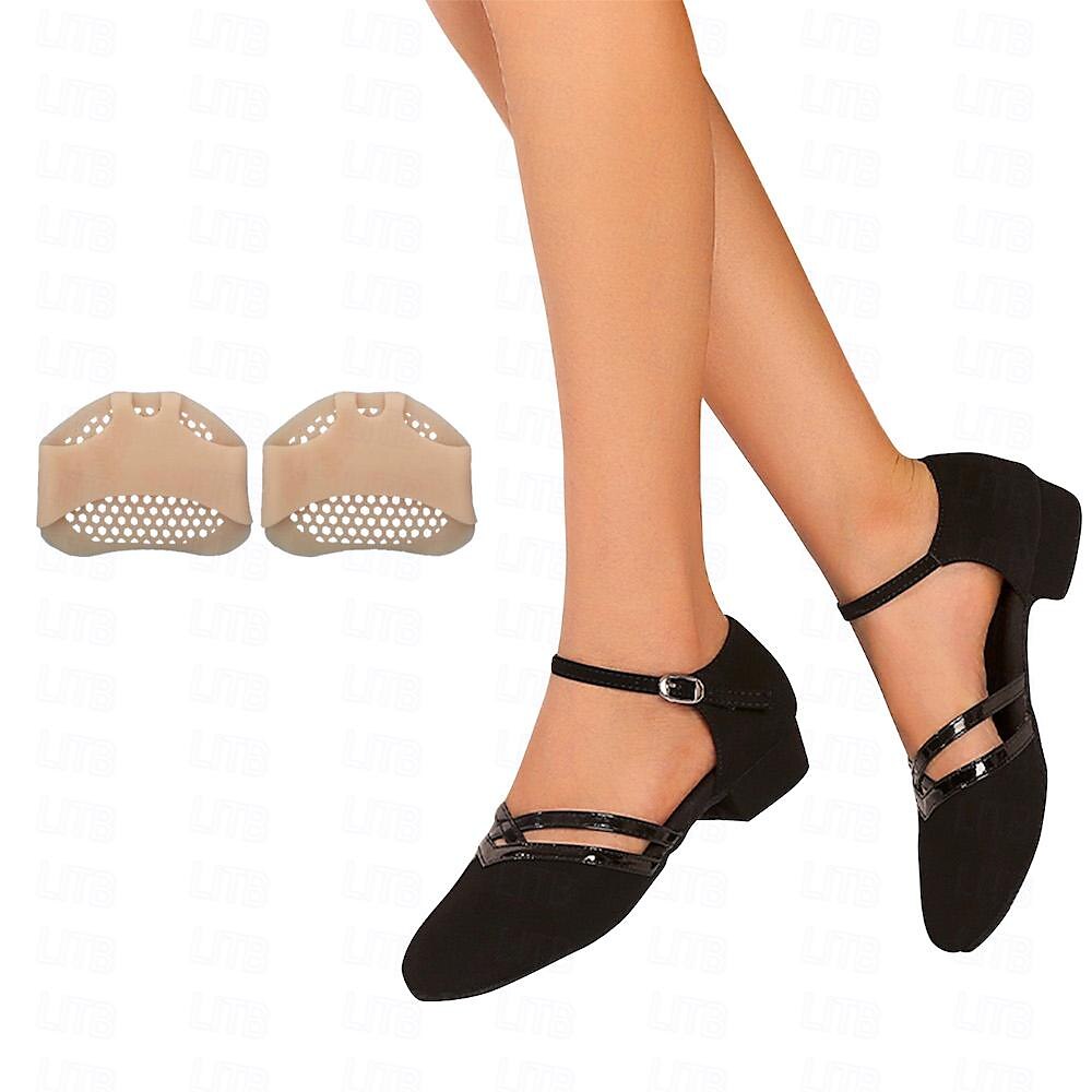 Lopez - Moderne Dansschoenen voor Dames - Zwart - Hoogwaardig Suede