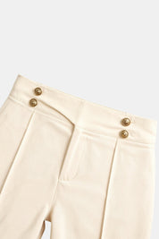 High Waist Shorts Dames – Elegante Zomershorts met Gerimpelde Taille | Anouk