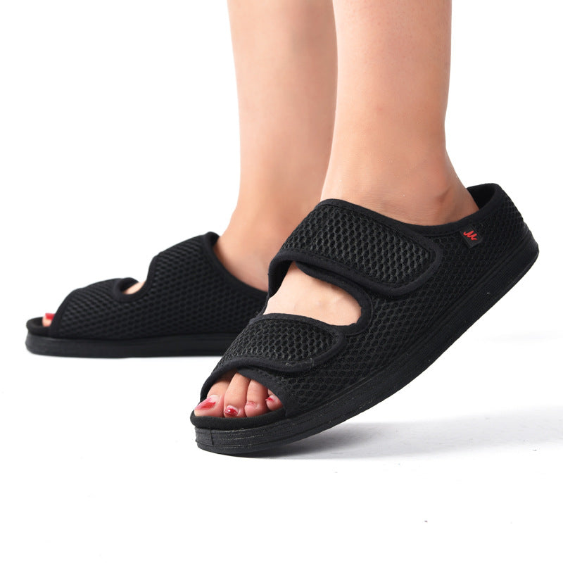 Fudus diabetesschoenen dames – comfort schoenen voor gezwollen voeten, verstelbaar & ademend