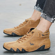 Decks blotevoetschoenen leer | Orthopedische antislip schoenen | Unisex barefoot schoenen