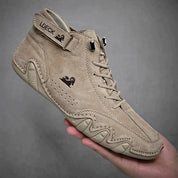 Decks blotevoetschoenen leer | Orthopedische antislip schoenen | Unisex barefoot schoenen