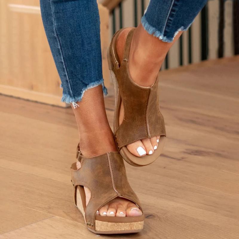 Orthopedische sandalen dames – leren sandalen met extra support en comfort