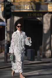 Jurk Estelle Lace Wit – Elegante Kanten Damesjurk