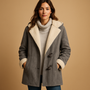 Lange winterjas dames met capuchon – Evelien warme jas in trendy kleuren