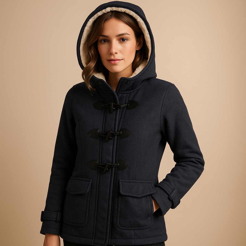 Lange Winterjas Dames met Capuchon – Warme, Winddichte Jas met Elegant Design | Marije