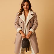 Lange gewatteerde winterjas dames Marlies – warme quilt-voering & stijlvolle look