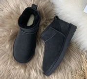 DORA dames mini boots – warme enkelhoge laarzen met voering
