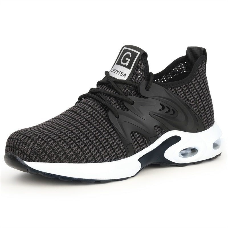 Dames werkschoenen met stalen neus – orthopedische sneakers met antislipzool