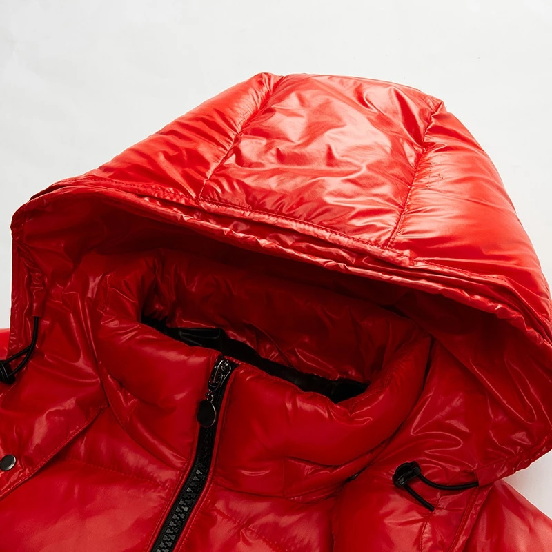 Noa – Glanzend pufferjack dames | Warme winterjas met luxe afwerking & comfortabele pasvorm