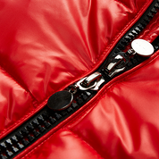 Noa – Glanzend pufferjack dames | Warme winterjas met luxe afwerking & comfortabele pasvorm