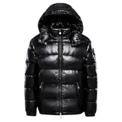 Noa – Glanzend pufferjack dames | Warme winterjas met luxe afwerking & comfortabele pasvorm