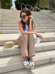 Jona | Vlakke Instap Sandalen | Comfortabele & Stijlvolle Zomersandalen