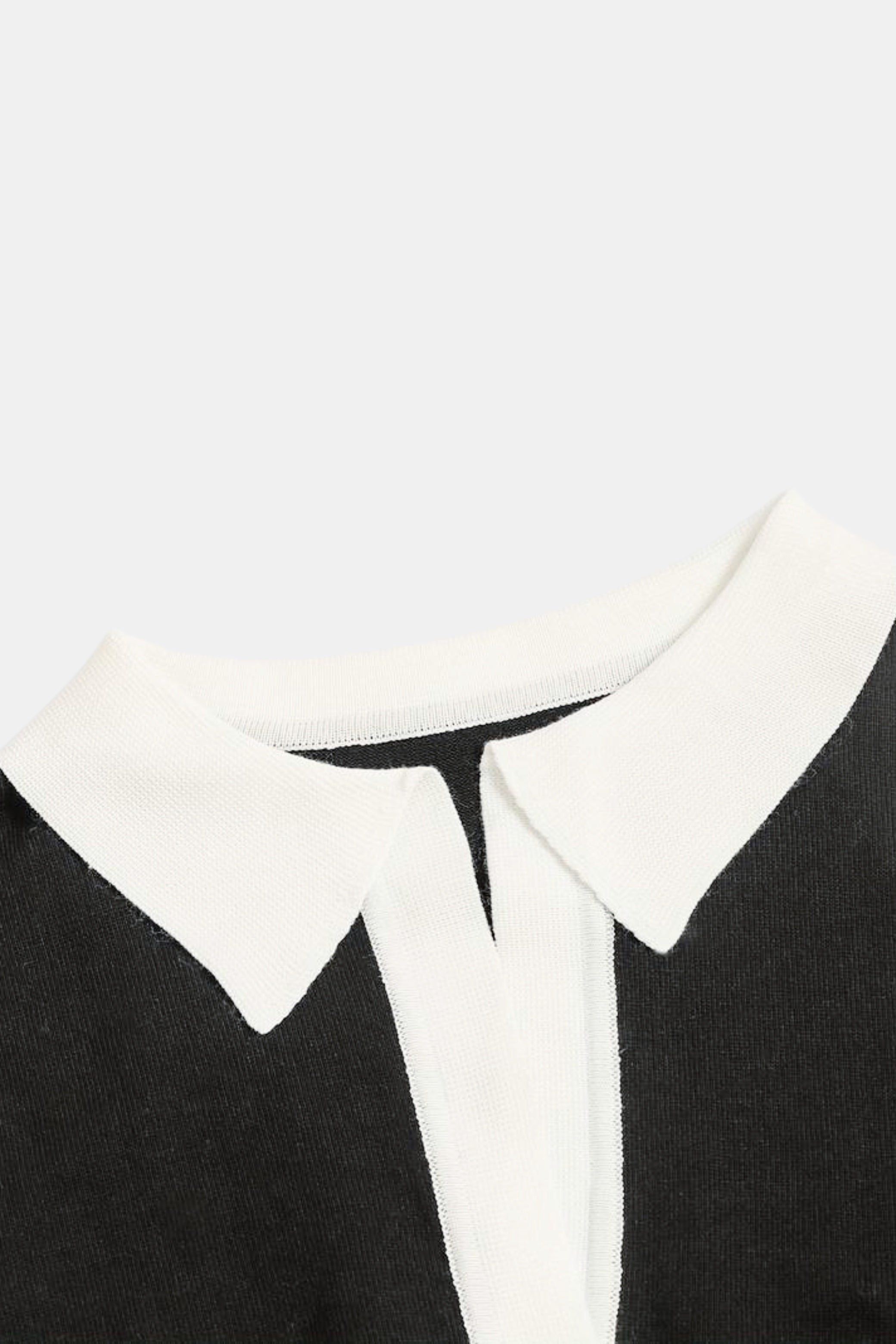 Gebreide Polo Top Dames – Zomerse Tanktop met Contrasterende Rand | Velicia