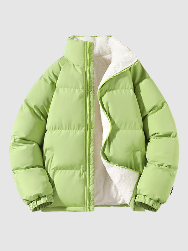 Johan dames pufferjas – warme fleecegevoerde winterjas met capuchon