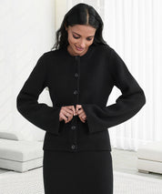 Ultrazacht Kasjmier Vest met Knopen – Luxe Comfort & Tijdloze Stijl