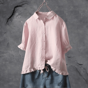 Lola elegante blouse dames – tijdloos en stijlvol in katoenmix