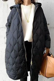 Dames Parka met Capuchon – Modieuze Dames Jas met Print, Duurzaam en Comfortabel