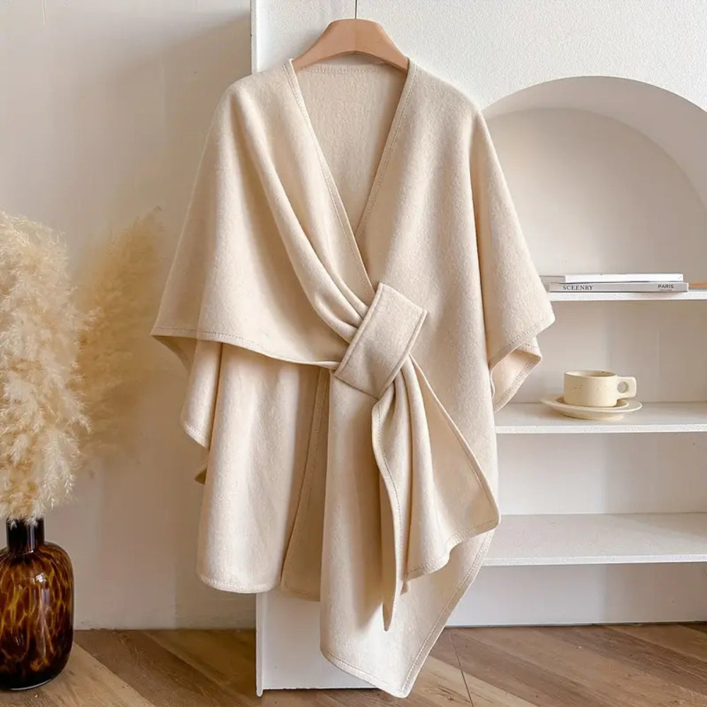 Celeste Dames Omslagdoek – Elegante Winddichte Wrap van Zachte Microvezelmix