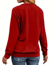 Quinty | Kersttrui voor Dames | Warme & Feestelijke Trui met Rendierprint