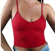 Omira korte top dames met bandjes – elegante cropped top voor dag & avond