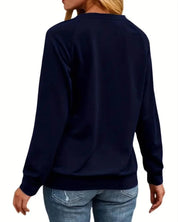 Quinty | Kersttrui voor Dames | Warme & Feestelijke Trui met Rendierprint