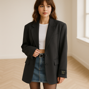 Myla dames blazer | Oversized klassieke blazer | Tijdloos design en veelzijdige pasvorm