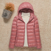 Tess Dames Gewatteerde Jas met Capuchon – Lichtgewicht, Warm & Stijlvol