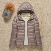 Tess Dames Gewatteerde Jas met Capuchon – Lichtgewicht, Warm & Stijlvol