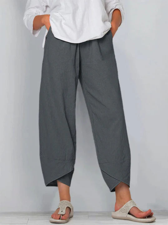 Luchtige cropped dames broek – verkort model voor zomer & vrije tijd
