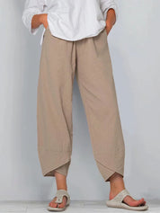 Luchtige cropped dames broek – verkort model voor zomer & vrije tijd