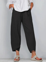 Luchtige cropped dames broek – verkort model voor zomer & vrije tijd