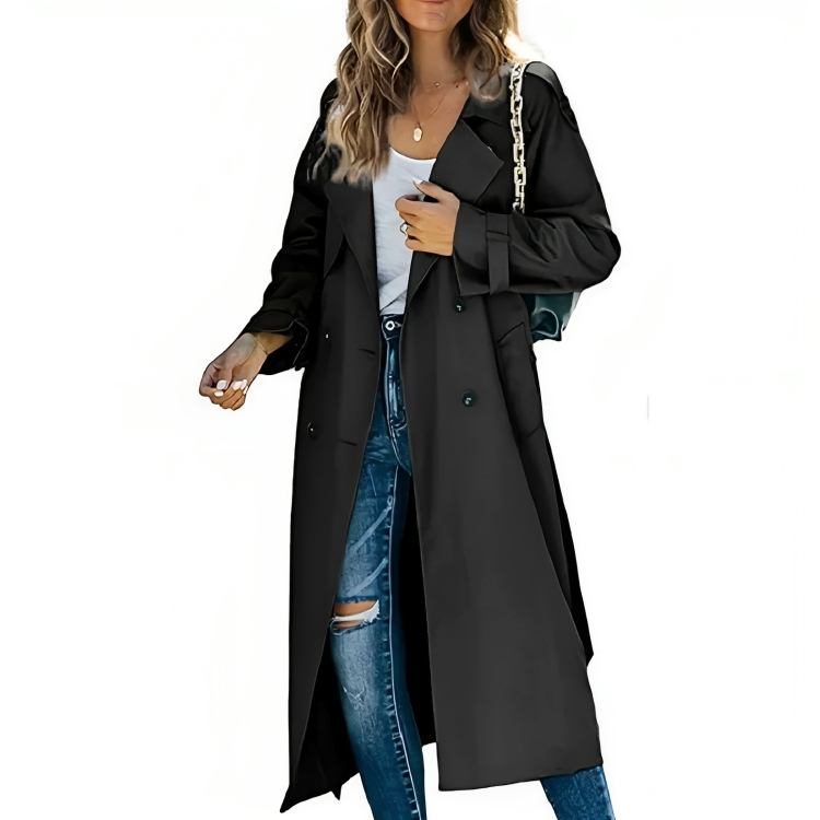 Elegante Windjack Trenchcoat voor Dames – Stijlvolle & Windbestendige Bovenkleding