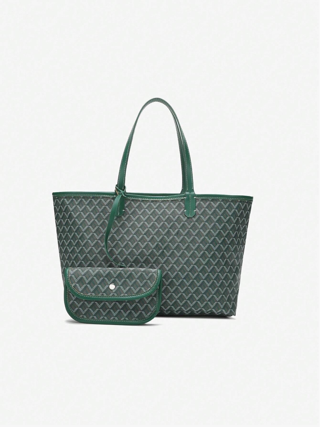 Casual Schouder Handtas Dames – Lichtgewicht PVC Tote Bag voor Studenten