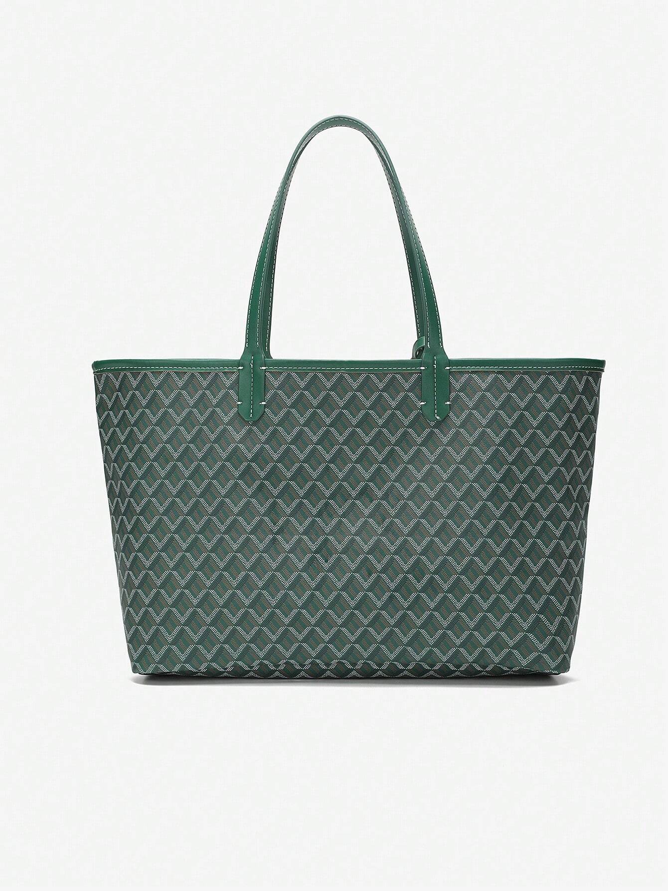 Casual Schouder Handtas Dames – Lichtgewicht PVC Tote Bag voor Studenten