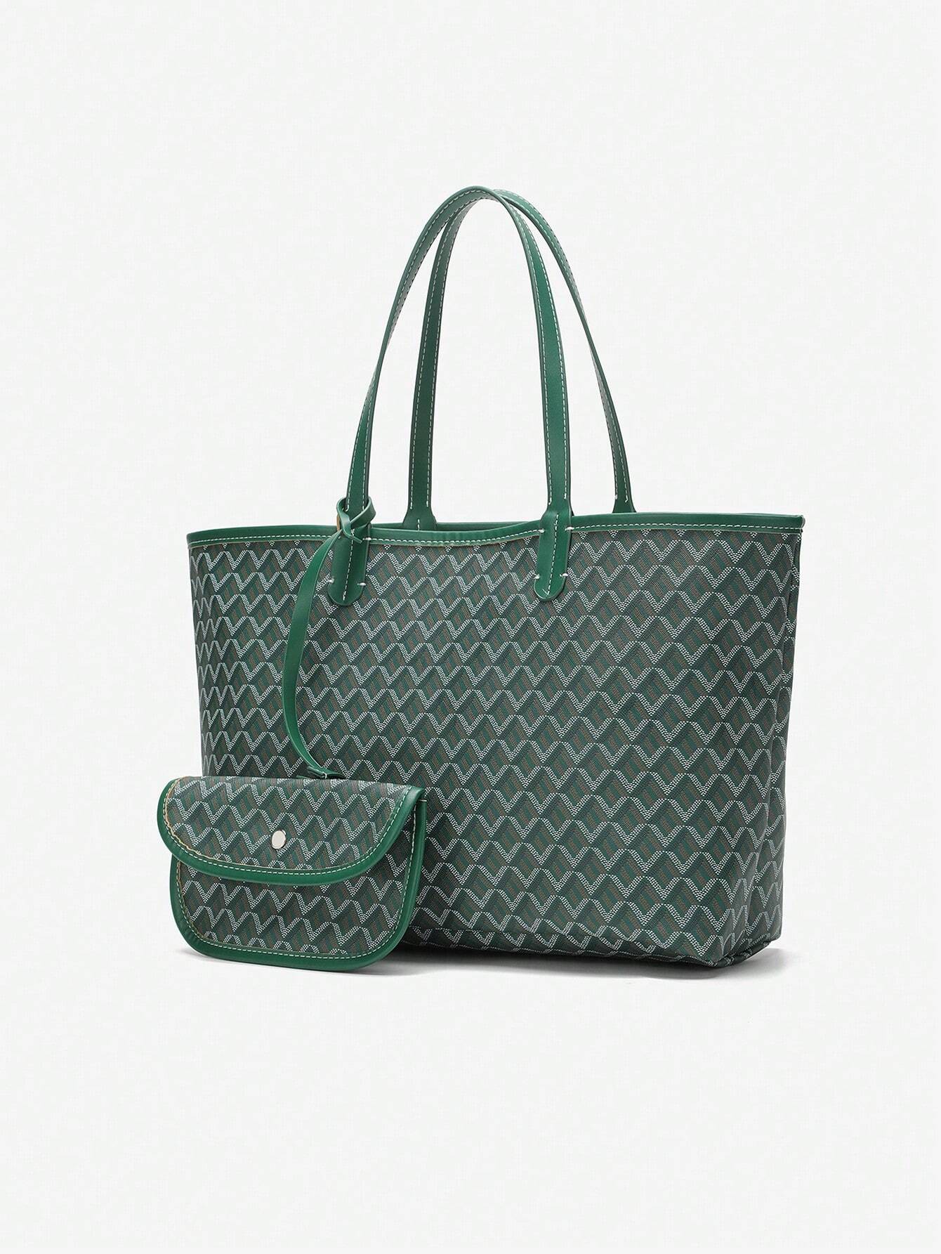 Casual Schouder Handtas Dames – Lichtgewicht PVC Tote Bag voor Studenten