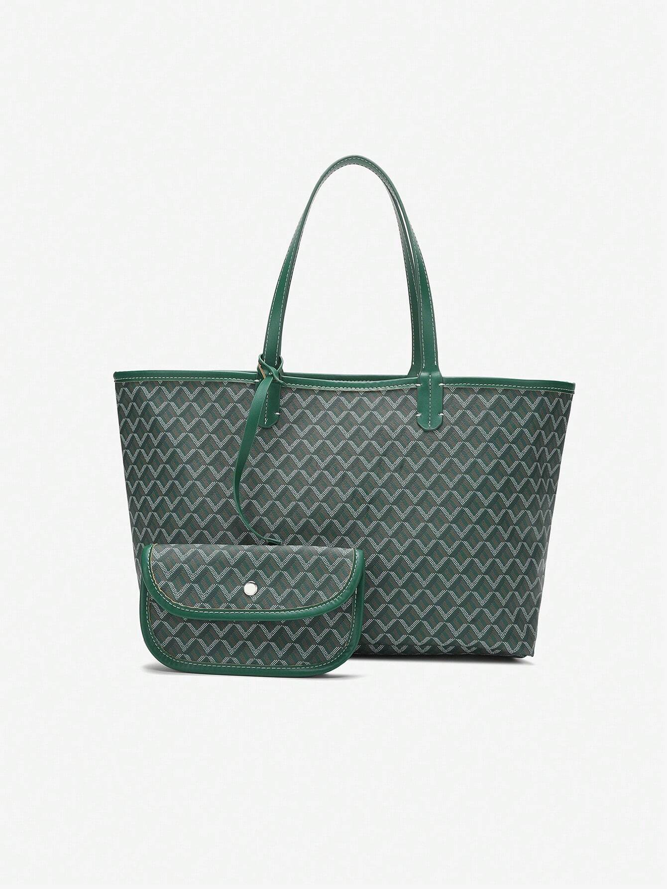 Casual Schouder Handtas Dames – Lichtgewicht PVC Tote Bag voor Studenten