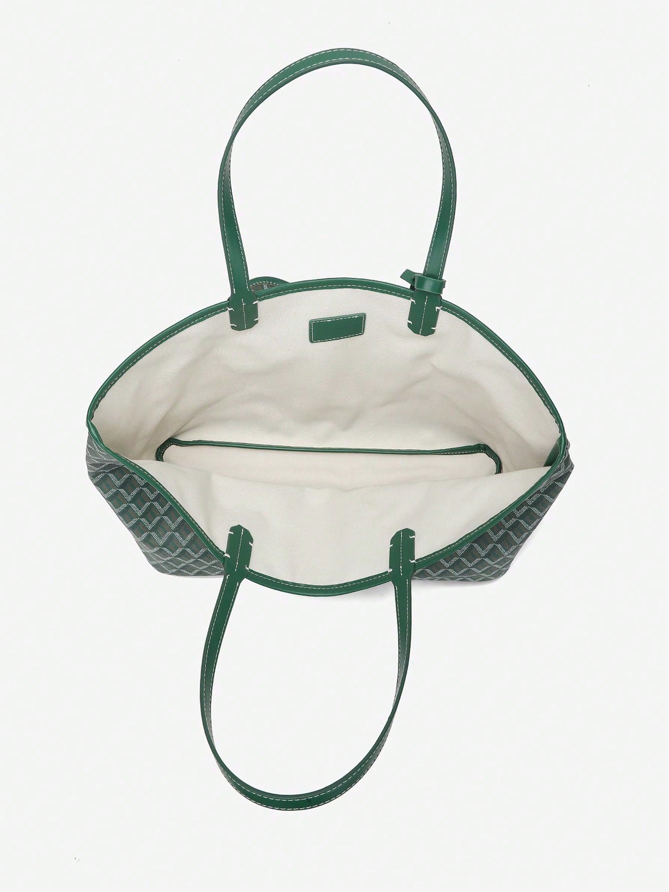 Casual Schouder Handtas Dames – Lichtgewicht PVC Tote Bag voor Studenten
