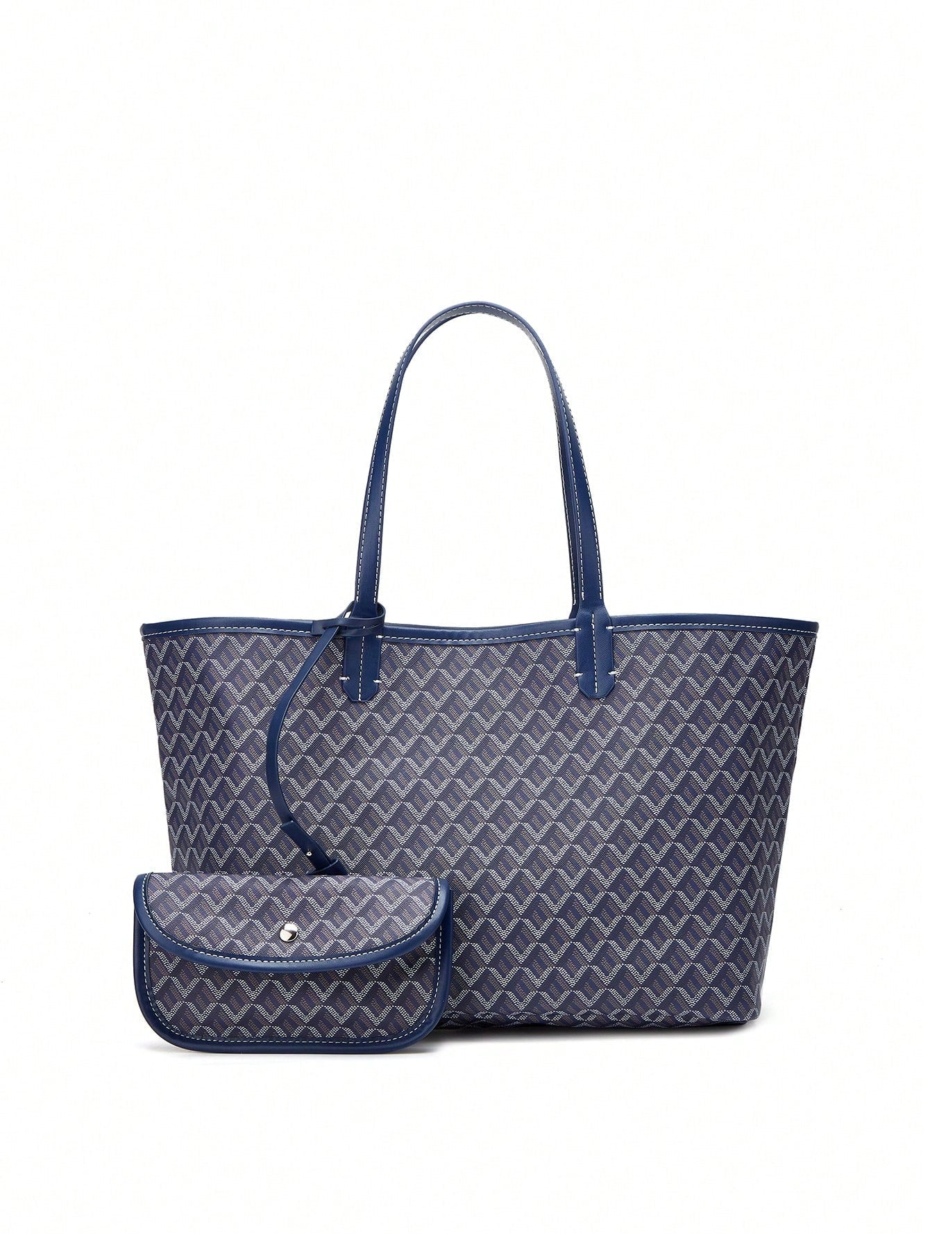 Casual Schouder Handtas Dames – Lichtgewicht PVC Tote Bag voor Studenten