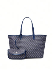 Casual Schouder Handtas Dames – Lichtgewicht PVC Tote Bag voor Studenten
