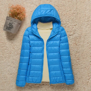 Tess Dames Gewatteerde Jas met Capuchon – Lichtgewicht, Warm & Stijlvol