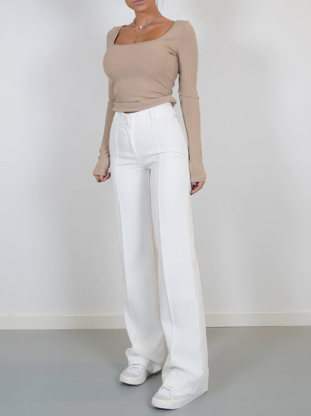 WideGrace dames broek – stijlvolle wijde broek, kreukvrij & comfortabel