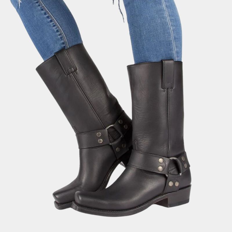 Cowboylaarzen dames – leren laarzen in vintage Western-look | Duurzaam & stijlvol
