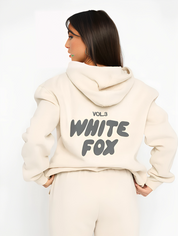 Dames Hoodie en Joggingpak Set – Comfortabele Loungewear met Trendy Print