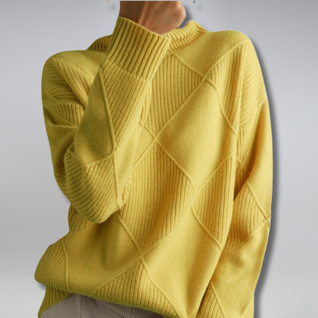 Kasjmier coltrui dames – zachte luxe trui met ademende warmte
