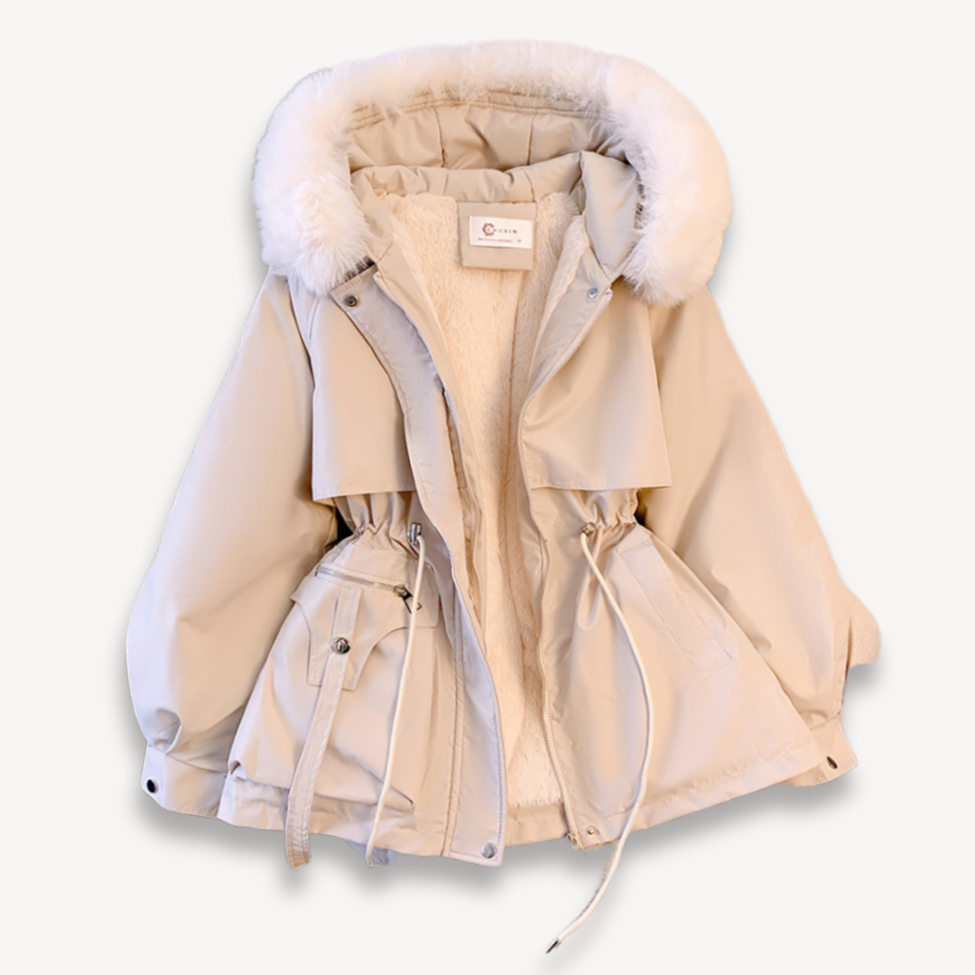 Loravelle dames winterparka – warme jas met capuchon en verstelbare pasvorm