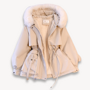 Loravelle dames winterparka – warme jas met capuchon en verstelbare pasvorm